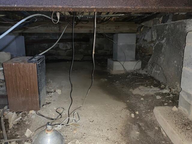 Damp Crawl Space