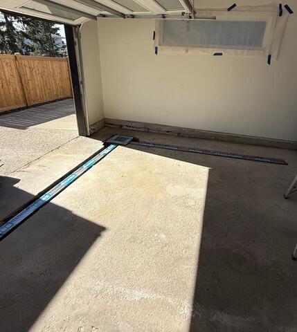 TrenchDrain installed to collect water