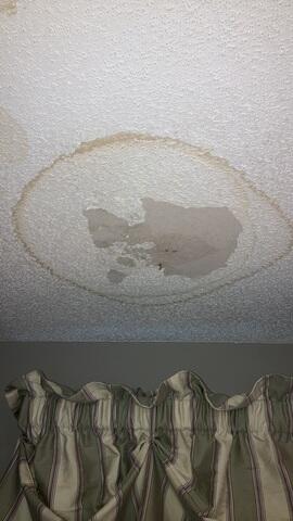 Before: Ceiling Stains
