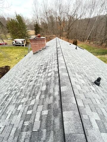 New Shingles Are Installed