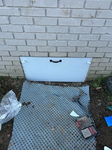 New Crawl Space Door