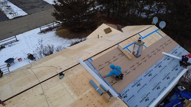 Underlayment Is Installed