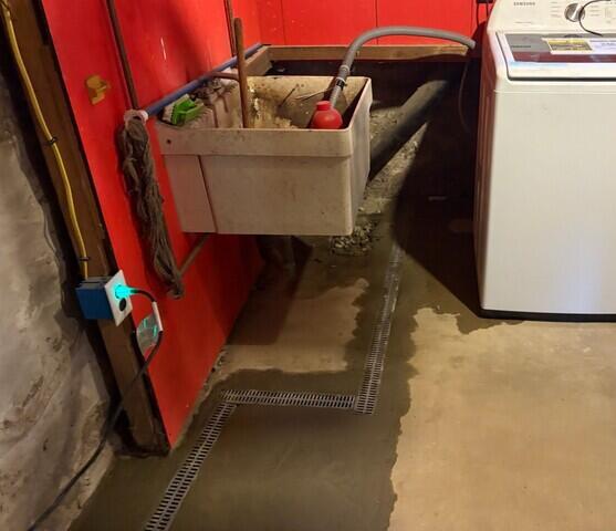TrenchDrain Grated Basement Drain
