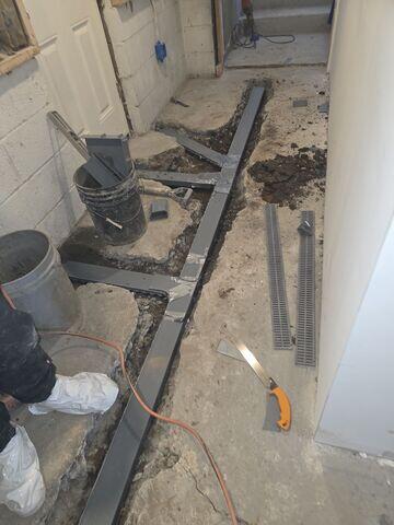 Installing WaterGuard Drainage System