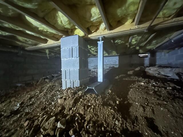 Stronger Crawl Space Support