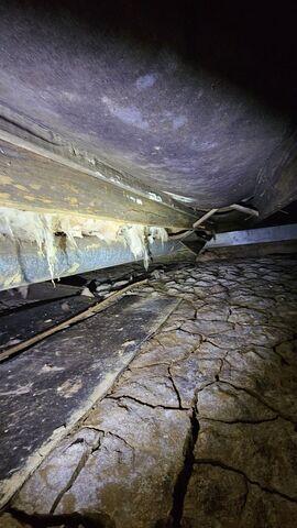 Harmful Moisture in a Crawlspace