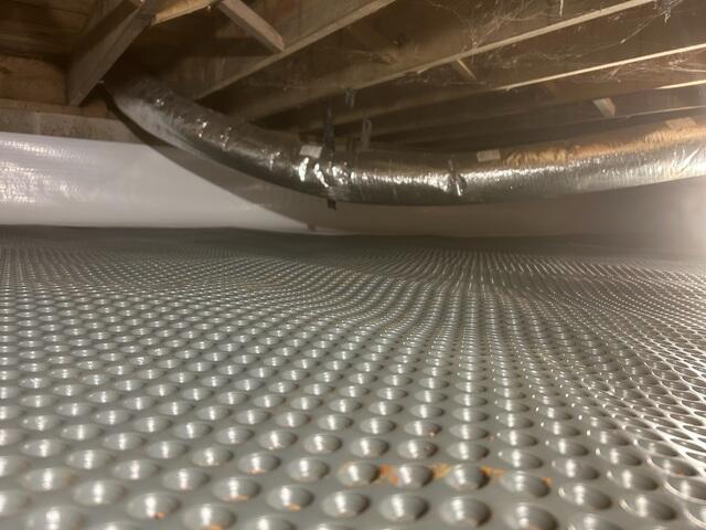 Drainage Matting Installed