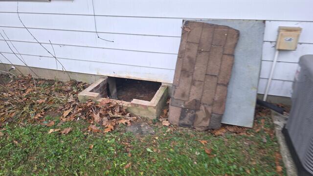 Original Crawl Space Entrance