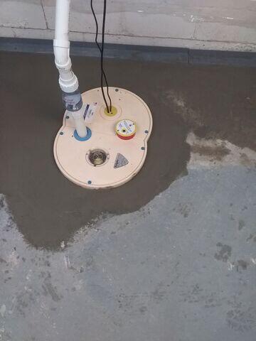 After WaterGuard® and SuperSump Installation