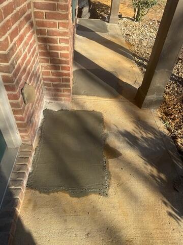 Pier Concreted Back Over