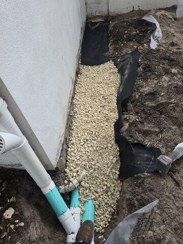 French Drain Installation
