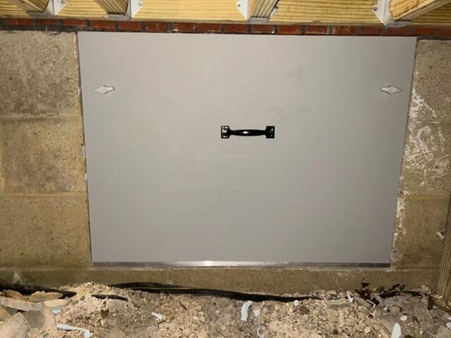 New Crawl Space Door