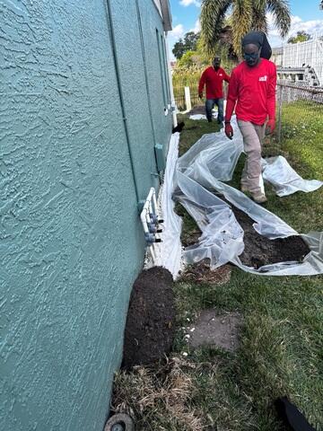 Installing French Drain System