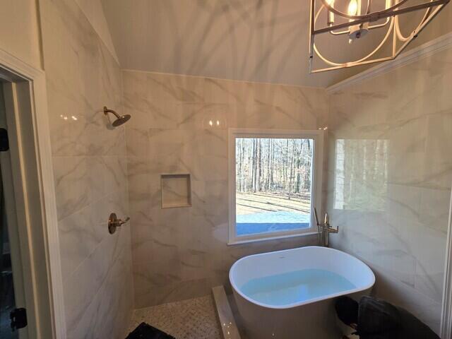 Testing the water connections in the new bathroom