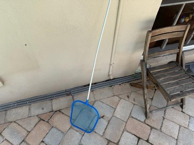 Damaged Original Channel Drain