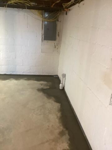 Waterproofed Basement