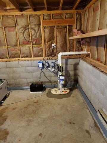 TripleSafe Connected to Battery Backup & WaterGuard