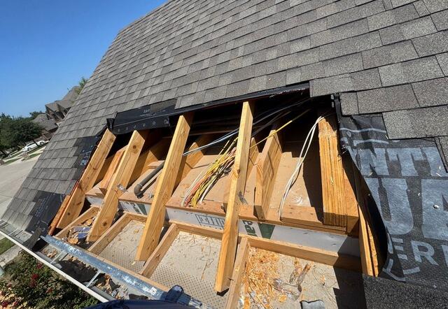 Roof Deck Repair McKinney TX - Removing Rotten Wood