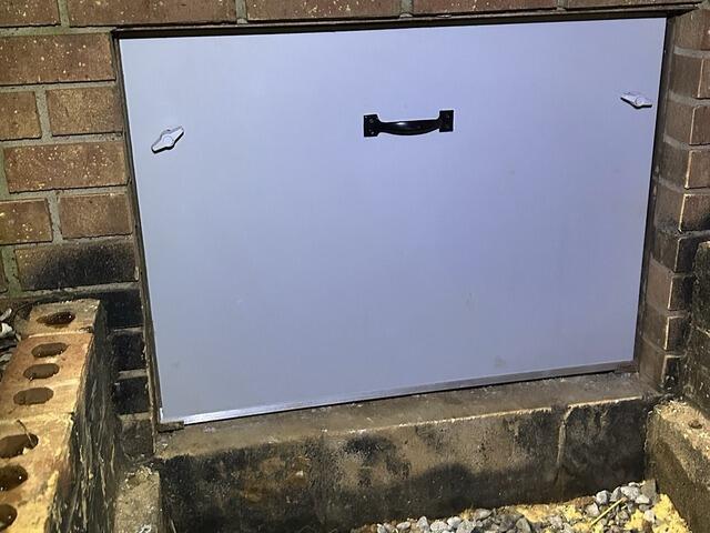 New Crawl Space Door