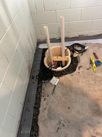 Sump System Installation