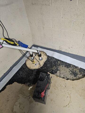 Sump Pump System Installation