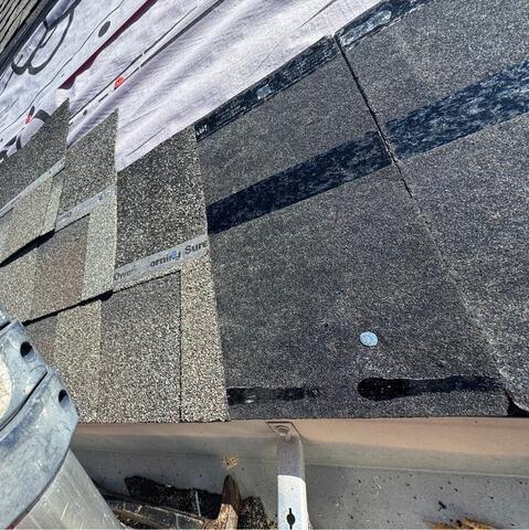 Final Stage of Storm Damage Roof Repair in McKinney TX