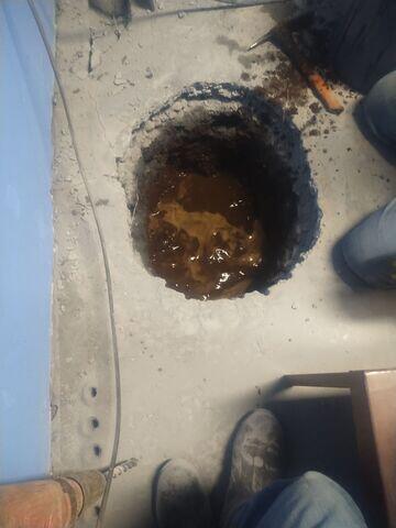 During Installation - A Waterlogged Basement