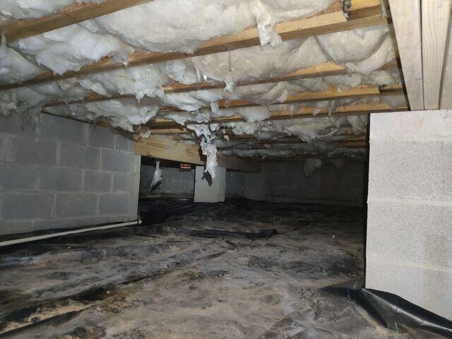 Crawl Space Before Project