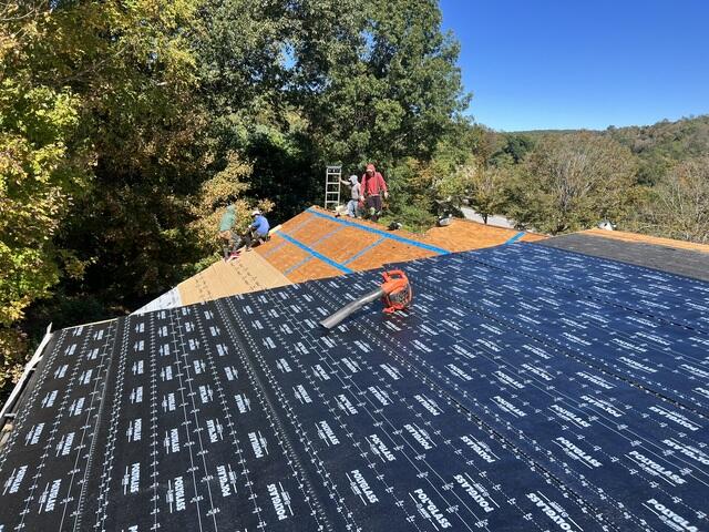 SBS Roof Base Is Installed