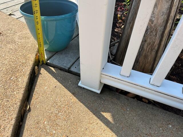 Before Concrete Pool Deck Repair