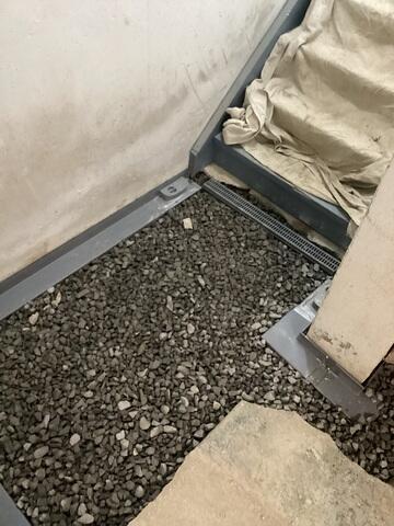 TrenchDrain In Front of Stairs