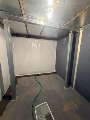 CleanSpace Wall with WaterGuard and SmartJacks for Support