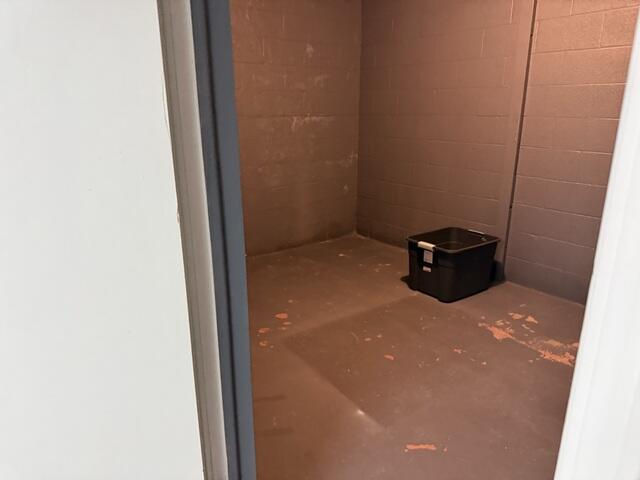 Efflorescence on the Concrete Block Walls