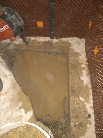 Water under the floor.