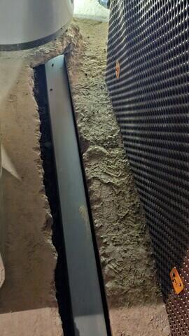 Tunneled under the water heater