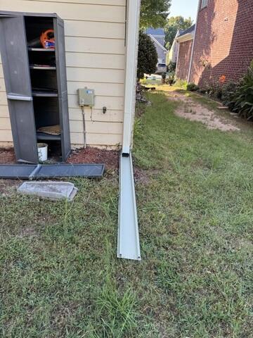 New downspout extension
