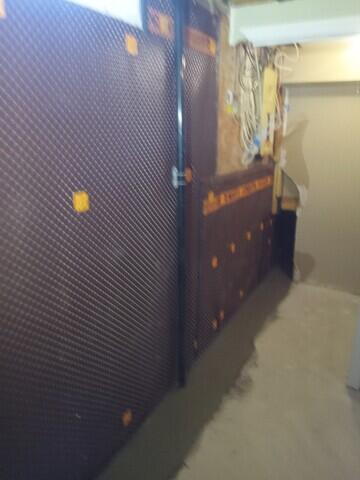 Discharge line up and out