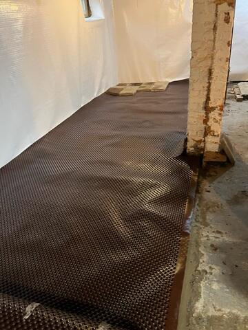 Cleanspace with mold barrier