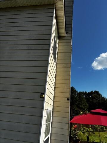 Missing guter & downspouts