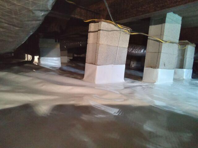 Belleville, MI Crawl Space Insulated and Encapsulated