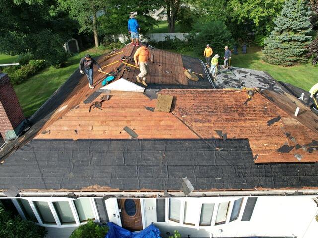 The Decking Is Exposed & Inspected