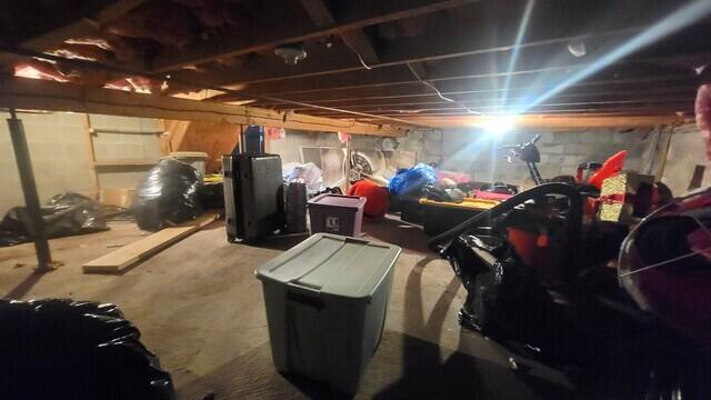 Crawl Space was Being Used for Storage