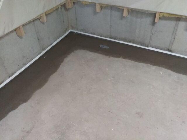 WaterGuard Perimeter Drain at Work