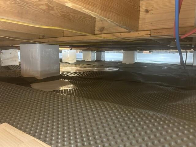 Drainage Matting Installed