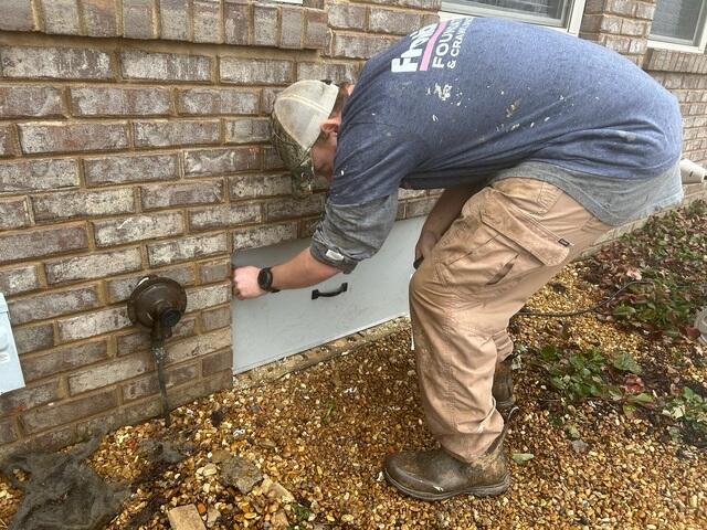 New Crawl Space Door