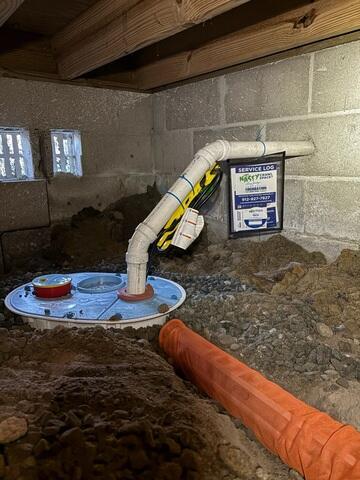 SmartSump and StarPipe System Installed