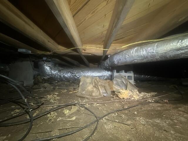 Crawl Space Before Project