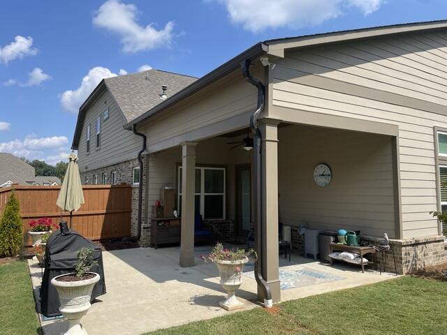 25 feet of K-Style Gutters Installed