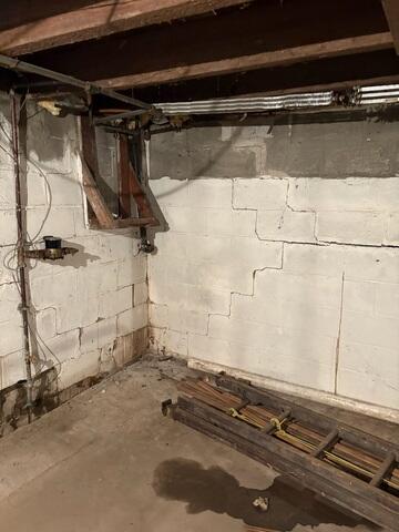 Water Seepage Across Basement Floor