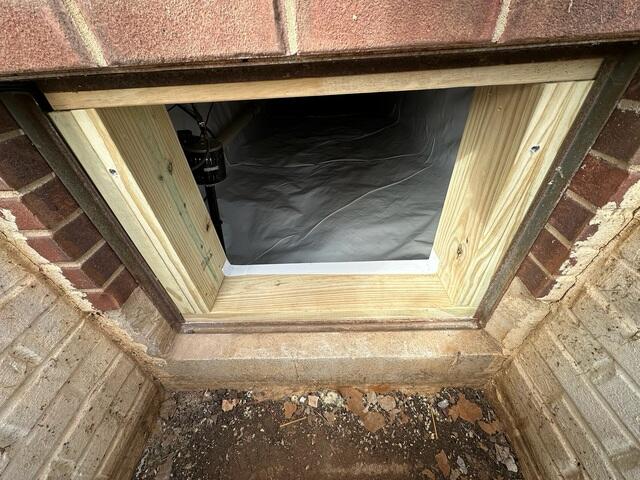 New Framing Installed for Crawl Space Door
